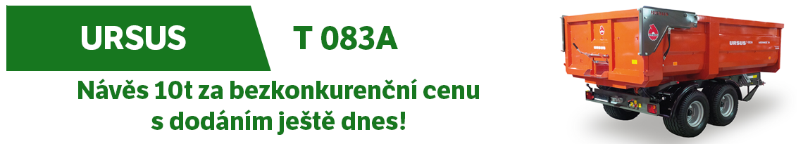 Traktorový návěs URSUS T 083A nosnost 10t