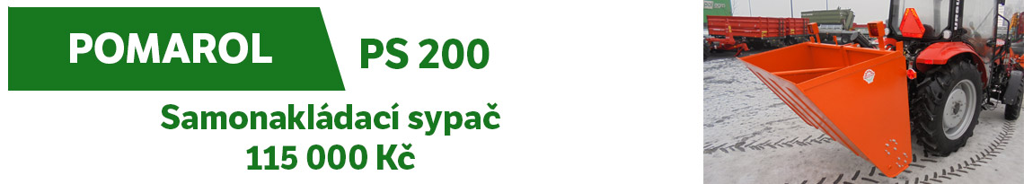 Samonakládací sypač PS 200 = 115 000 Kč