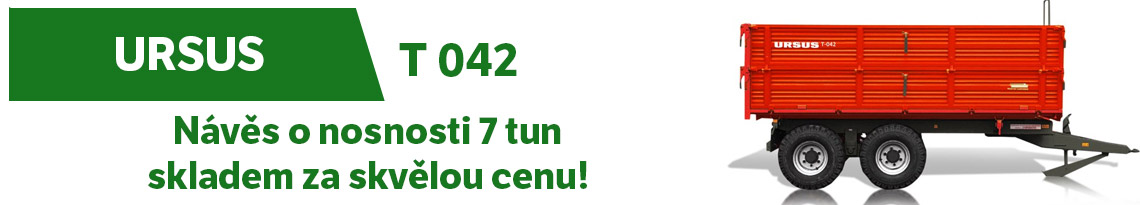 Návěs o nosnosti 7t skladem za skvělou cenu