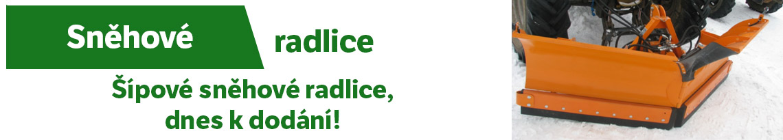 Šipové sněhové radlice dnes k dodání