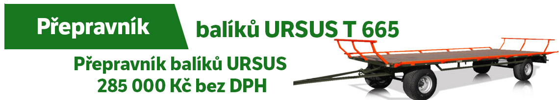 Přepravník balíků Ursus T 665 za cenu 285 000 Kč bez DPH