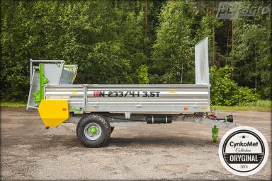 Traktorové rozmetadlo CYNKOMET N-233/4-1 | 3 500 Kg
