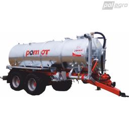 Traktorový fekální návěs POMOT T 546/2 objem 16 000 litrů